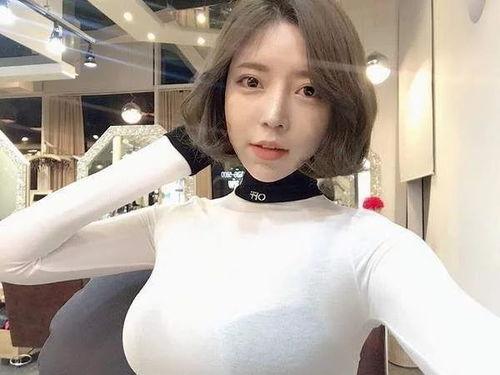 韩国女主播抛奶舞